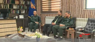 دیدار فرمانده انتظامی شاهرود با فرماندهان سپاه شهرستان