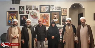 تجلیل مسئول سازمان بسیج طلاب کشور از خانواده طلبه شهید محمدمعین نظری