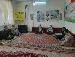 دیدار مسئول دفتر نمایندگی، ولی فقیه در سپاه شاهرود با امام جمعه شهر بیارجمند