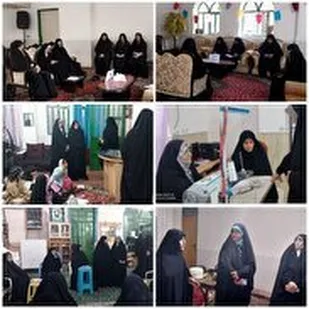 سرکشی فرمانده حوزه بسیج فاطمه(س) سمنان از کارگاه خیاطی الزهرا