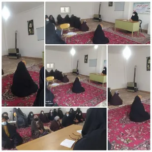 برگزاری احکام شرعی در پایگاه حضرت زهرا