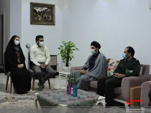 مرحله چهارم تکریم مدافعان سلامت کوی میرعلمدار شهر بوشهر