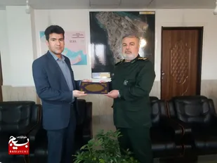 معارفه فرمانده پایگاه بسیج مالک اشتر ادارات جزیره خارگ