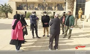 بازدید جمعی از نویسندگان حوزه هنری کشور از موزه دفاع مقدس خرمشهر