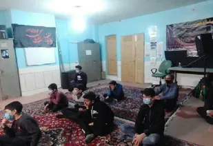 جلسه حلقه صالحین در پایگاه بسیج کربلا