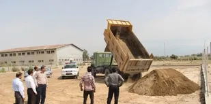 آماده سازی اولین زمین فوتبال ساحلی در شهرستان ترکمن