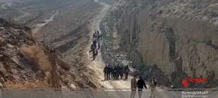 همایش پیاده روی و تجدید بیعت با شهدای یادمان کوه خضر نبی