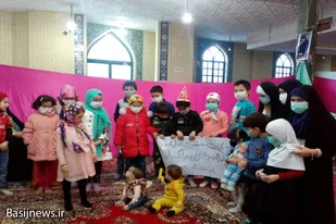 جشن ولادت حضرت علی&zwnj;اصغر (ع) در پایگاه فاطمه الزهرا (س) رزن