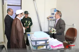 دیدار فرمانده ناحیه مقاومت بسیج شهرستان دهاقان با مدیر و کارکنان مدیریت آموزش و پرورش