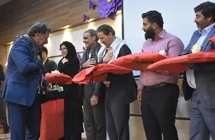 جمعی از جانبازان بهابادی تجلیل شدند