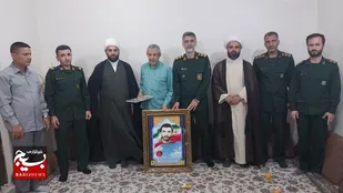 دیدار با خانواده طلبه شهید حیدر درویشی بمناسبت هفته عقیدتی سیاسی در سپاه