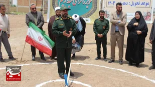کلنگ پارک غدیر در هشتگرد به زمین زده شد/ افتتاح بوستان البرز