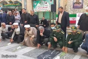 تجدید بیعت مسئولان نهاوند به آرمان&zwnj;های شهدا