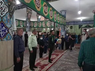 مراسم تجلیل نیروی انتظامی  در وردنجان