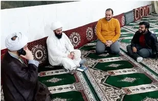 نشست صمیمی مسئول دفتر نمایندگی ولی فقیه ناحیه پیشوا با بسیجیان