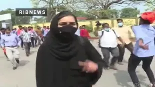 دفاع دانشجوی هندی از حجاب خود برابر هندو&zwnj;های افراطی