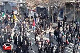 شعار &laquo;مرگ بر آمریکا&raquo; در شهرستان تویسرکان طنین&zwnj;انداز شد