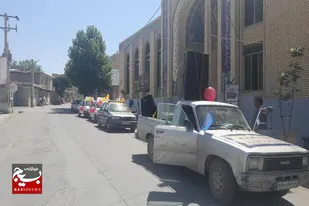 برگزاری کاروان شادی غدیر در شهر بروزل نهاوند