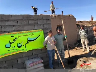 برگزاری اردوی جهادی بسیجیان بیارجمند + تصاویر