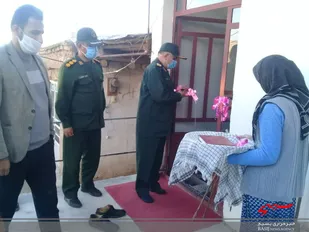 افتتاح ۹ واحد مسکونی برای افراد کم بضاعت توسط سپاه ناحیه چگنی