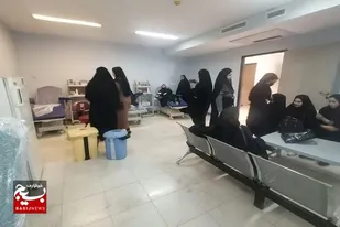 اهدای خون توسط پرسنل خواهر سپاه بوکان