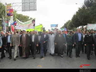 راهپیمایی 13 آبان در شاهین شهر
