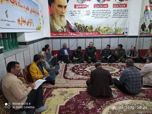 برگزاری گردهمایی فرماندهان پایگاه&zwnj;های بسیج مساجد حمزه سیدالشهدا منطقه کلاته خیج شاهرود