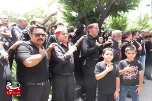 تاسوعا؛ خروش عزاداران حسینی در دارالمومنین همدان