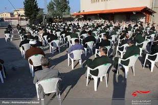مجلس عزای حسینی در سپاه کربلا به روایت تصویر