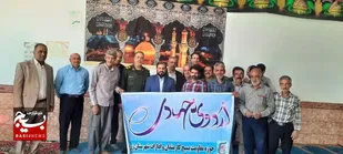 اردوی جهادی به مناسبت هفته دفاع مقدس در روستای سرباغ حتکن شهرستان زرند
