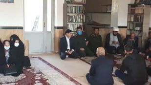 دیدار مربیان، بسیجیان حلقات صالحین با امام جمعه شهرستان