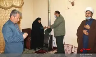 دیدار با خانواده شهید همتی در لردگان