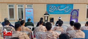 نشست صمیمی و ضیافت افطاری کارکنان وظیفه ناحیه کاشمر