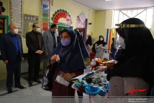 آيين بازگشايی مدارس در همدان