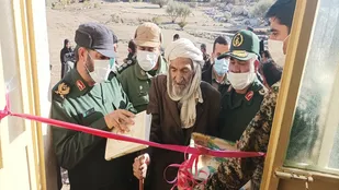 افتتاح سه طرح عمرانی در مناطق کوهستانی ریگان