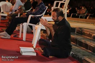 مراسم احیا شب بیست و یکم ماه رمضان در جزیره خارگ برگزار شد