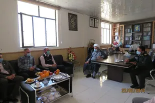 دیدار مسئول بسیج دانشجویی با فرمانده سپاه کنگان