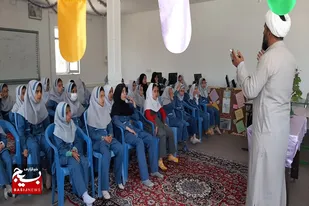 برگزاری همایش دختران فاطمی روستای ورقستان رزن