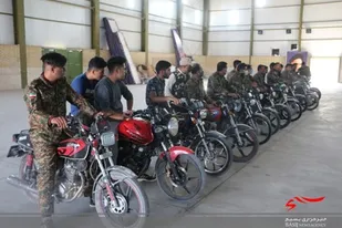 فراخوانی دسته های رزمی پایگاه محور در مجموعه ورزشی شهدای ذوب آهن کنگره شهدای خط شکن فلاورجان