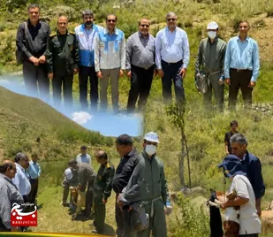 برگزاری اردوی جهادی دامپزشکی در ساردوئیه شهرستان جیرفت و واکسیناسیون بیش از ۸ هزار رأس دام سبک