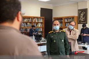 بازدید جانشین فرمانده سپاه قم و سرپرست خبرگزاری بسیج استان از دفتر خبرگزاری رسا