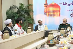 دیدار رئیس هلال احمر استان خراسان رضوی با فرمانده سپاه این استان