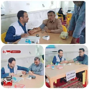 برپایی ایستگاه سلامت بسیج جامعه پزشکی رودان ویژه بازنشستگان سپاه