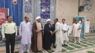 تجلیل از بسیجیان به مناسبت هفته دفاع مقدس در شهرستان دلگان