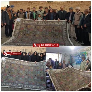 بافت هزار و ۲۰۰ مترمربع فرش دستبافت برای عتبات عالیات در خراسان جنوبی