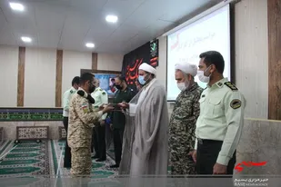 تجلیل از سربازان نمونه شهرستان قاینات