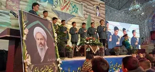 برگزاری یادواره شهدای منطقه راوند شهرستان کاشان