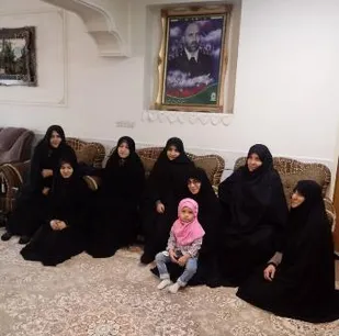 دیدار با خانواده شهید محمد علی ترکی