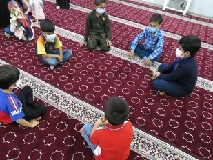 افتتاح کلاسهای قرآنی  فرزندان کارکنان سپاه کنگان