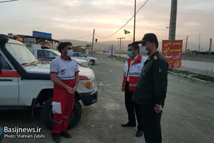 سرکشی فرمانده سپاه ملایر از پایگاه&zwnj;های امداد جاده&zwnj;ای هلال احمر
